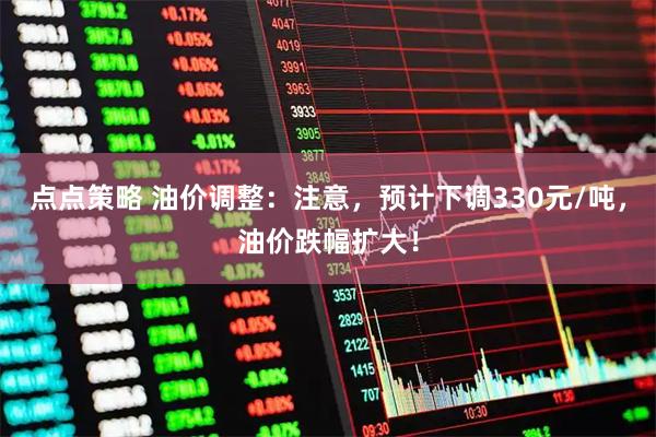 点点策略 油价调整：注意，预计下调330元/吨，油价跌幅扩大！